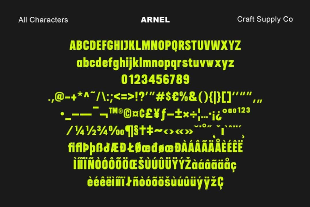 Arnel Font Image 3