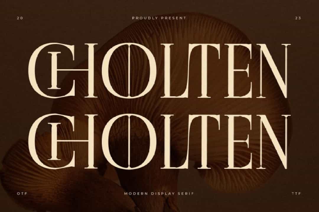 Cholten Font Image 1