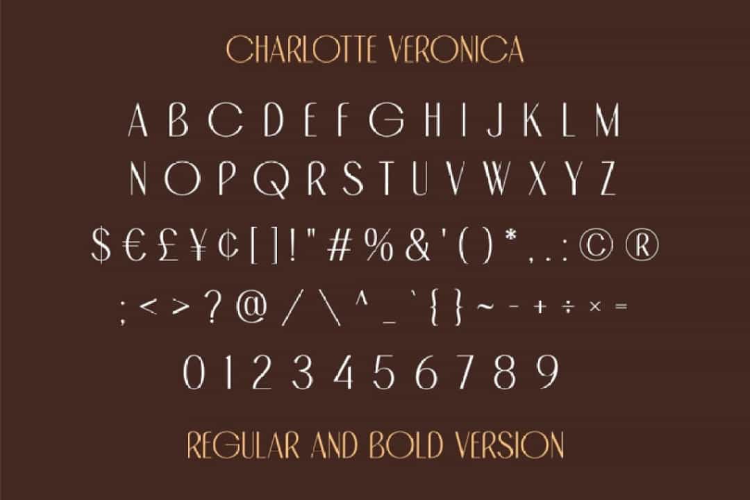 Charlotte Veronica Font Image 3