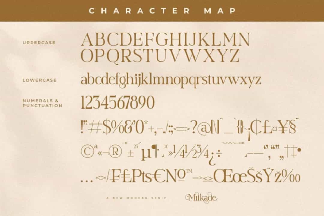 Milkade Font Image 3