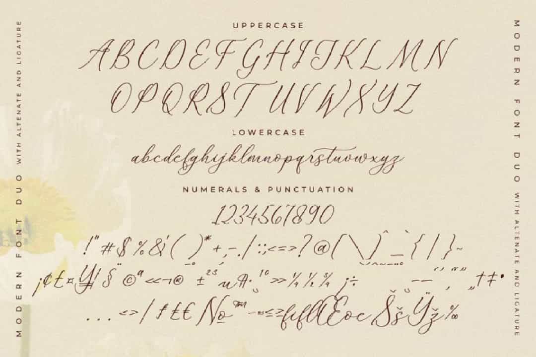 Adoretta Holland Font Image 3