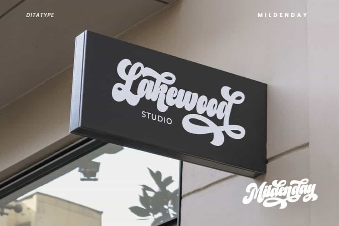 Mildenday Font Image 2