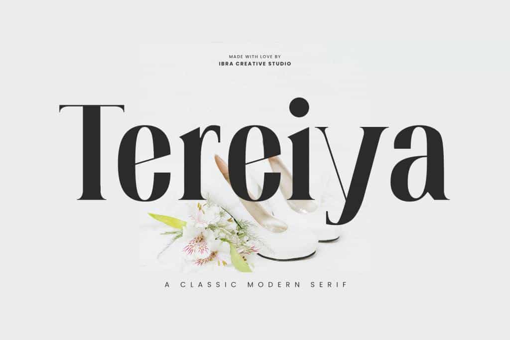 Tereiya Font Image 1