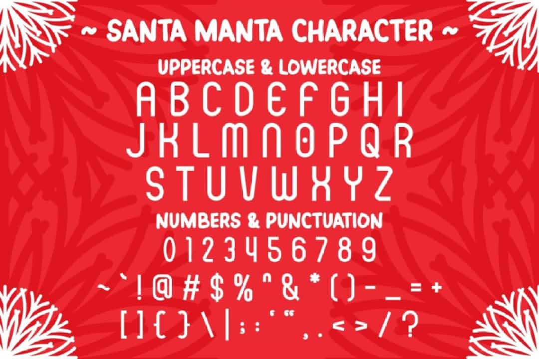 Santa Manta Font Image 3