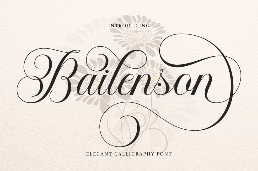 Bailenson Font Image 1