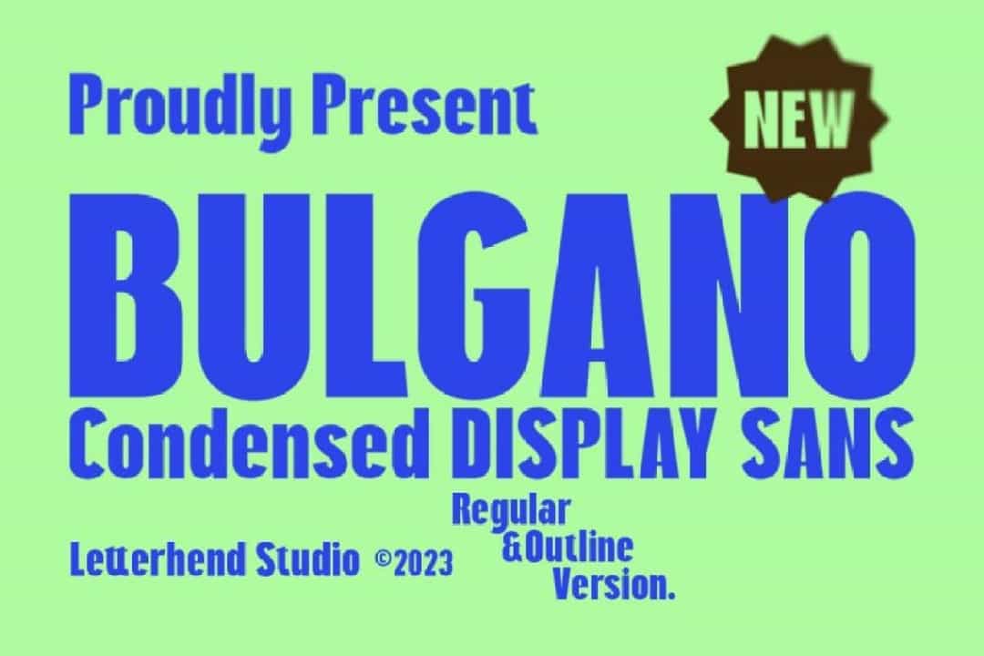 Bulgano Font Image 1