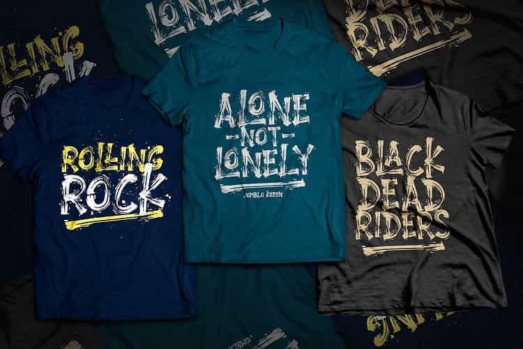 Therock Urban Brush Font Image 2