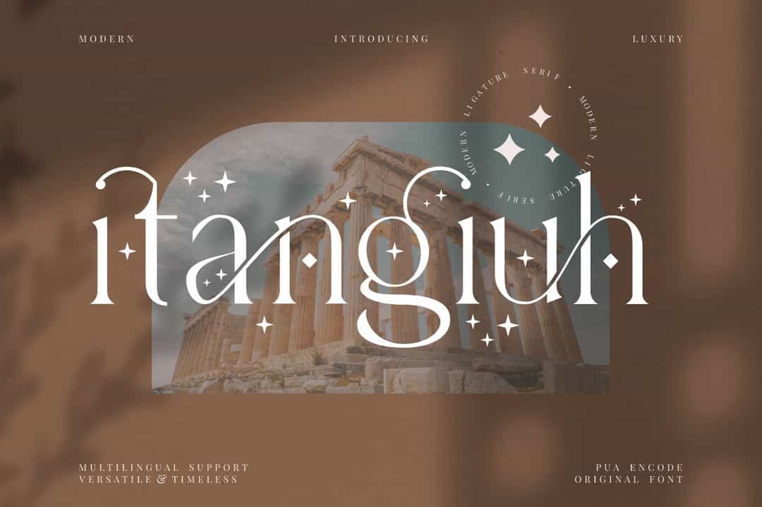 Itangiuh Font Image 1