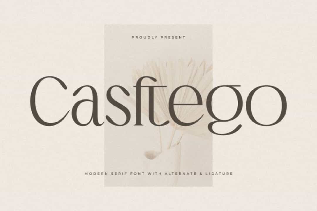 Casftego Font Image 1