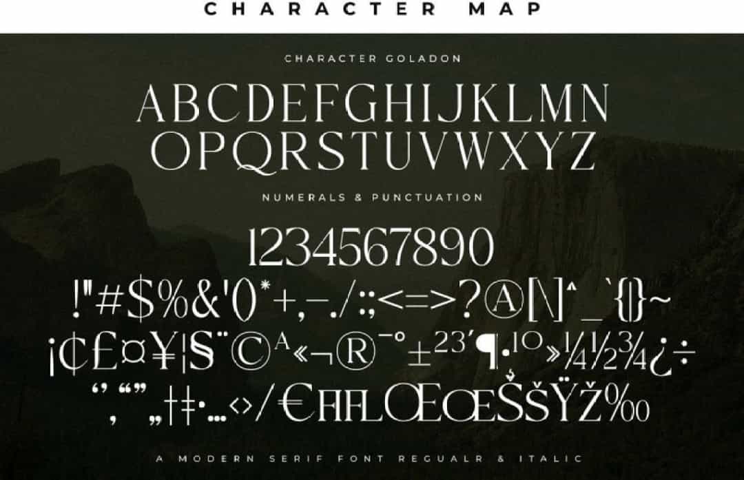 Goladon Font Image 3