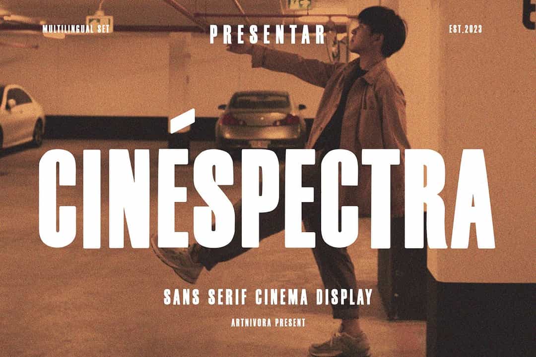 Cinespectra Font Image 1