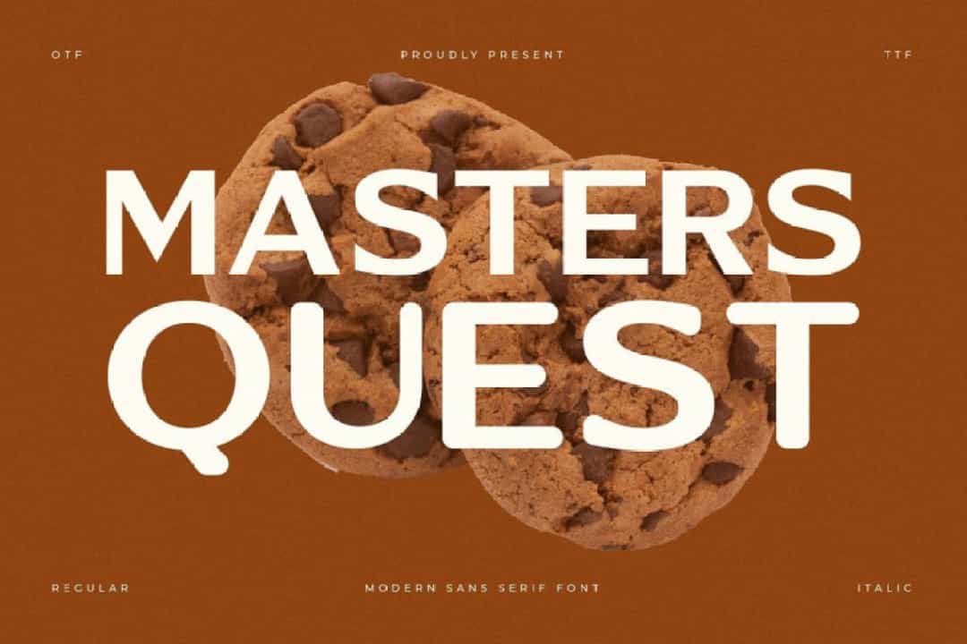 Masters Quest Font Image 1