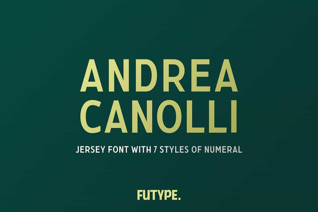 Andrea Canolli Font Image 1