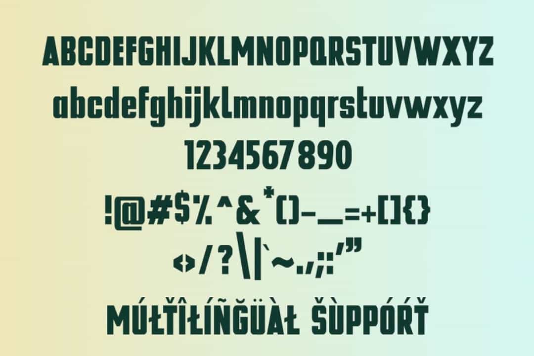 Echelon Font Image 2