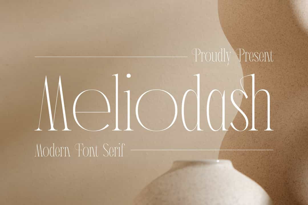 Meliodash Font Image 1