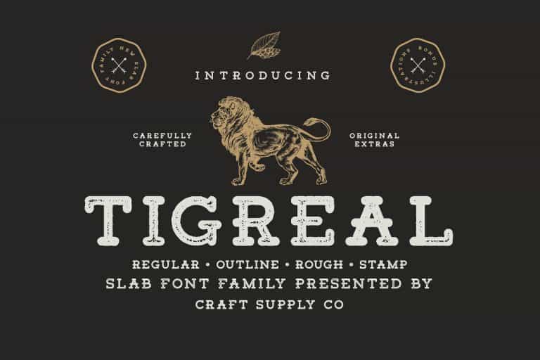 Tigreal Font Family Image 1