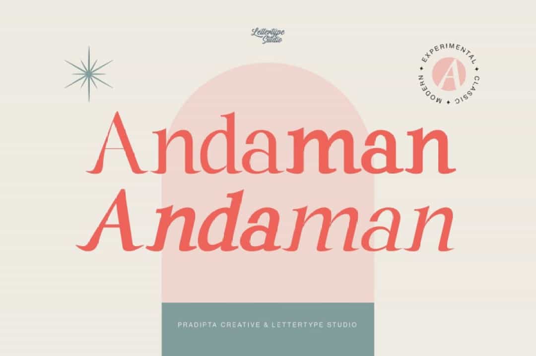 Andaman Serif Font Image 1