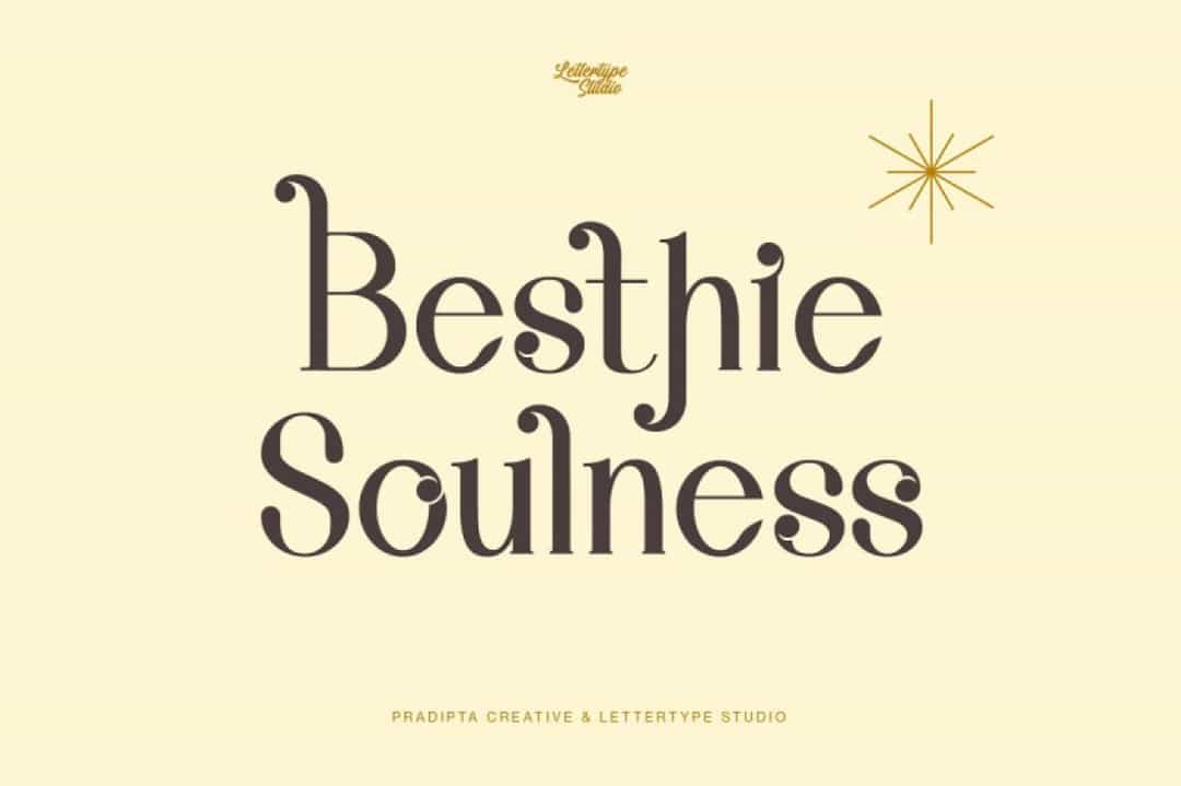 Besthie Soulness Font Image 1