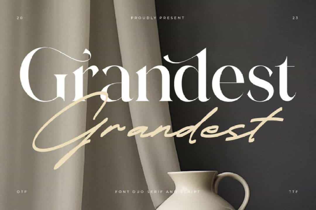 Grandest Font Image 1