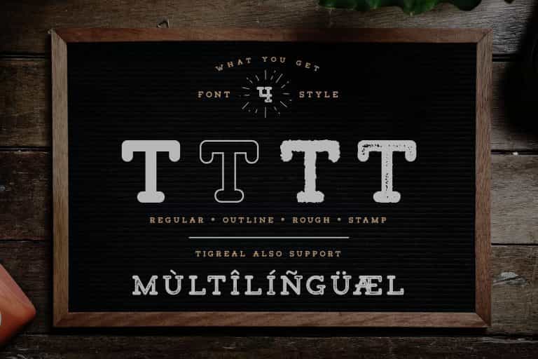 Tigreal Font Family Image 3