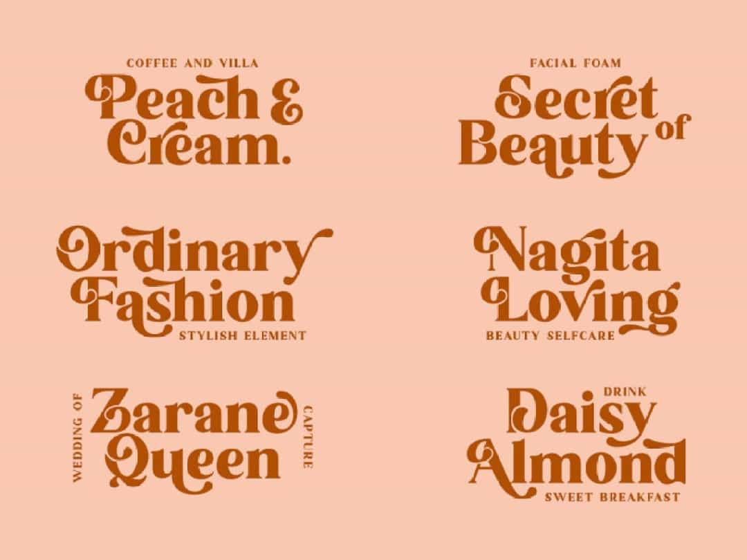 Sunshine Orange Font Image 3