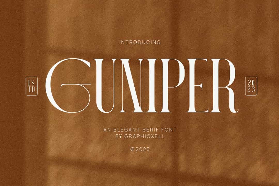 Guniper Font Image 1