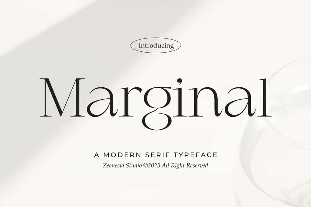 Marginal Font Image 1