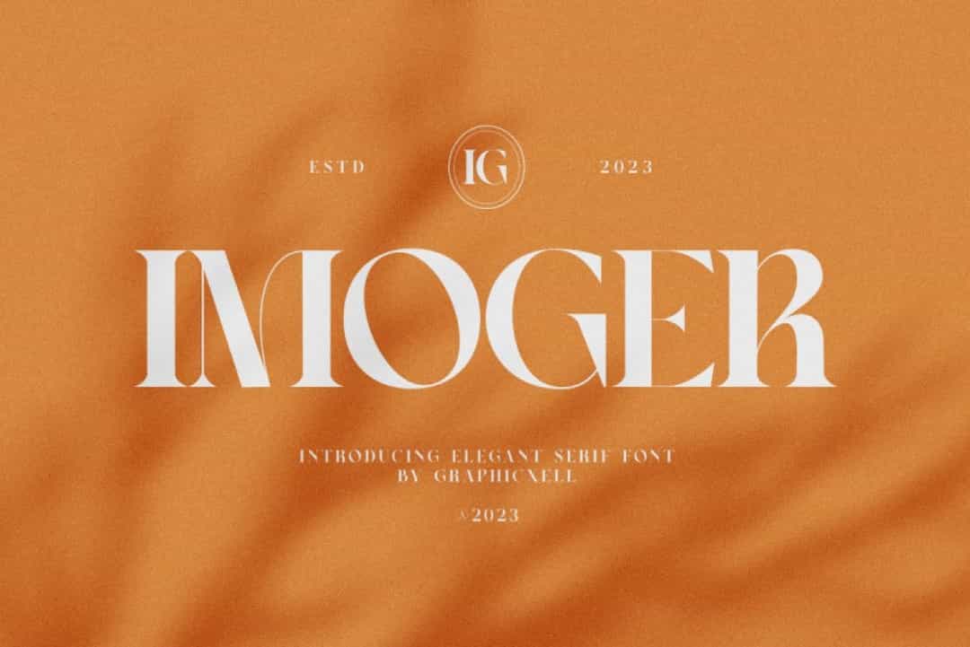 Imoger Font Image 1