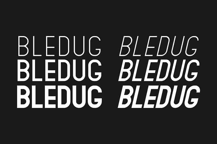 Bledug Font Family Image 3