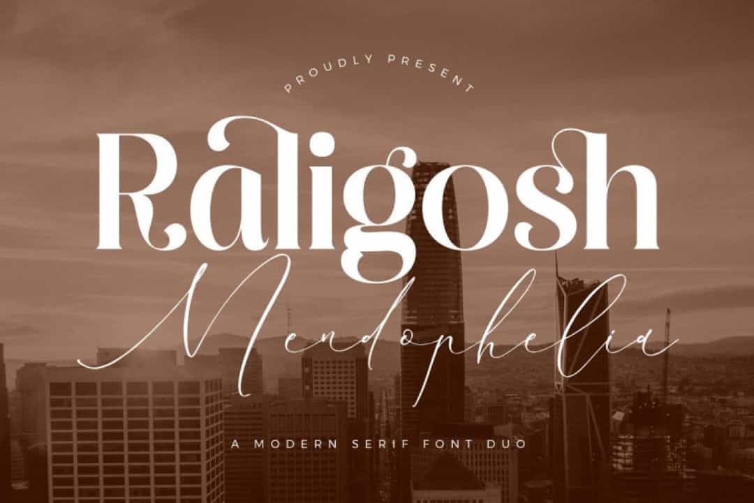 Raligosh Mendophelia Font Image 1