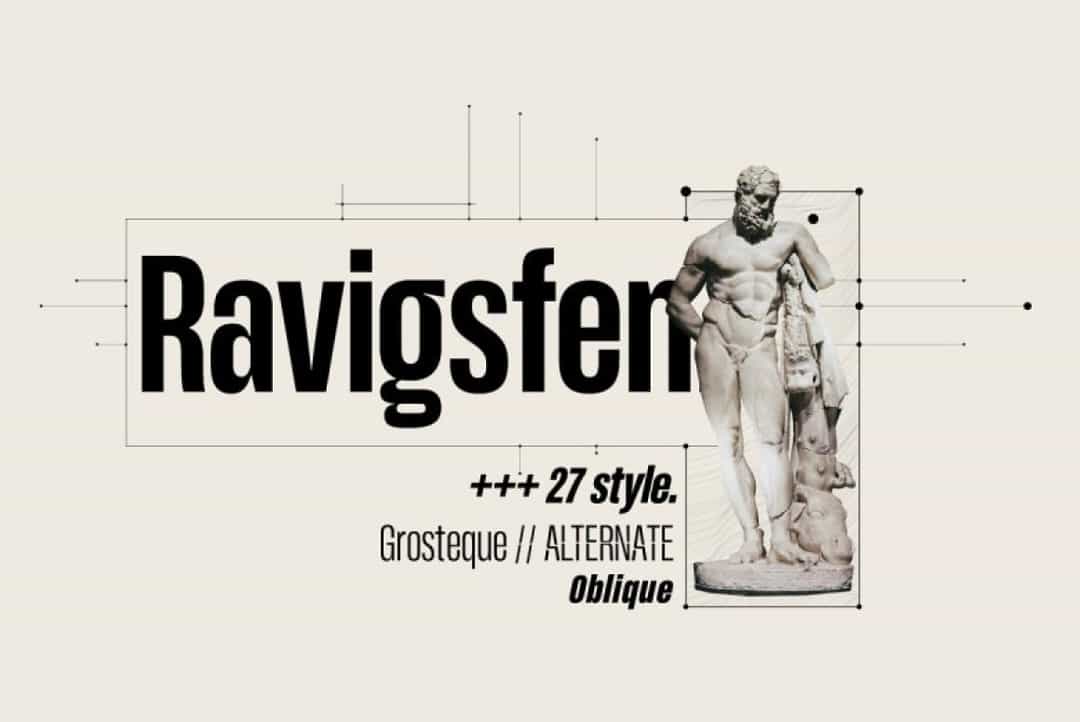 ZT Ravigsfen Font Image 1