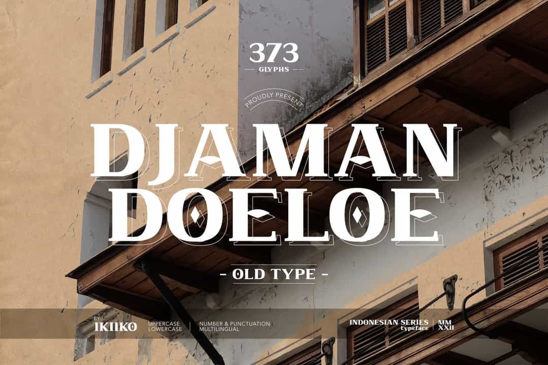 Djaman Doeloe Font Image 1