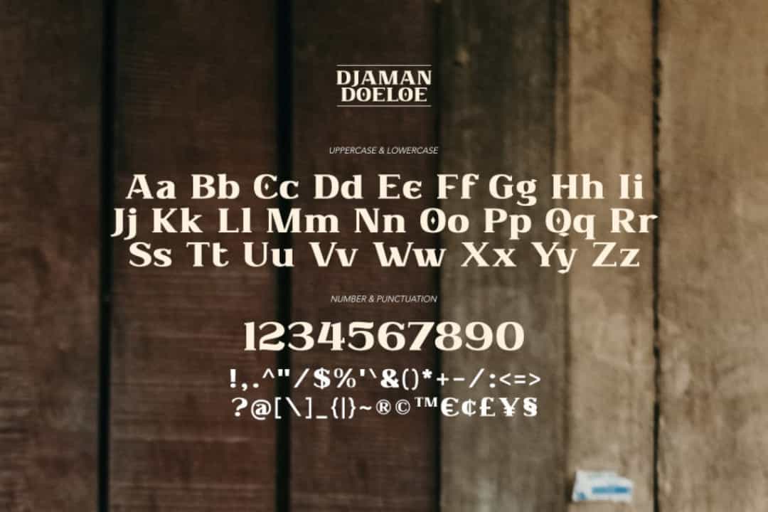 Djaman Doeloe Font Image 3