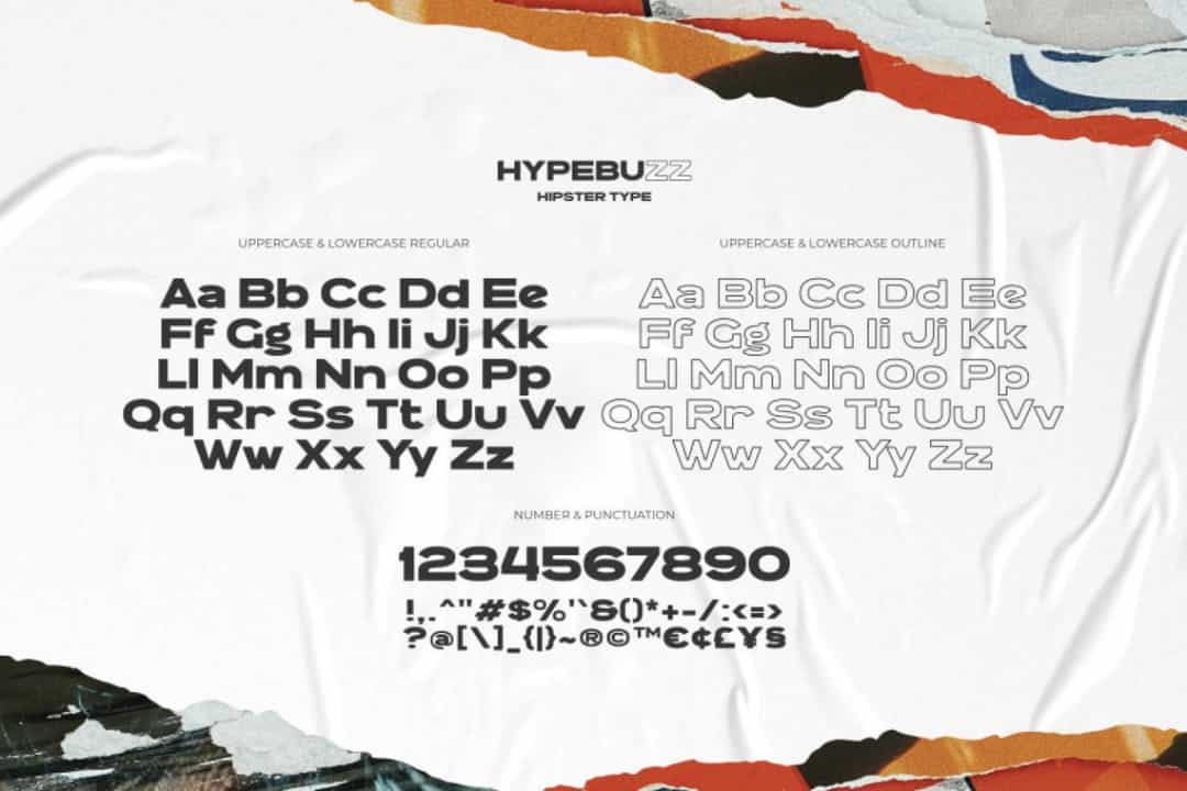 Hypebuzz Font Image 3