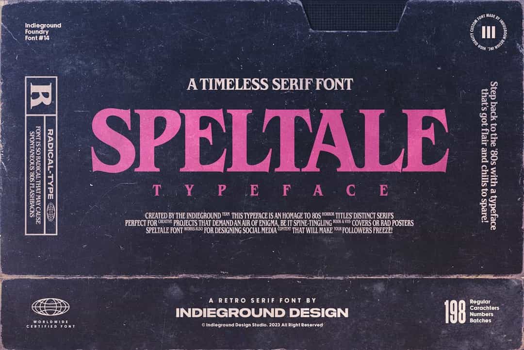 Speltale Font Image 1