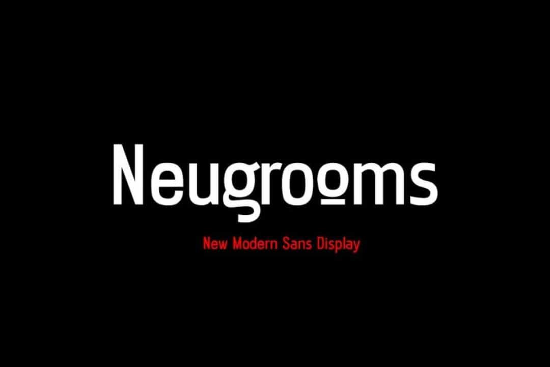 Neugrooms Font Image 1