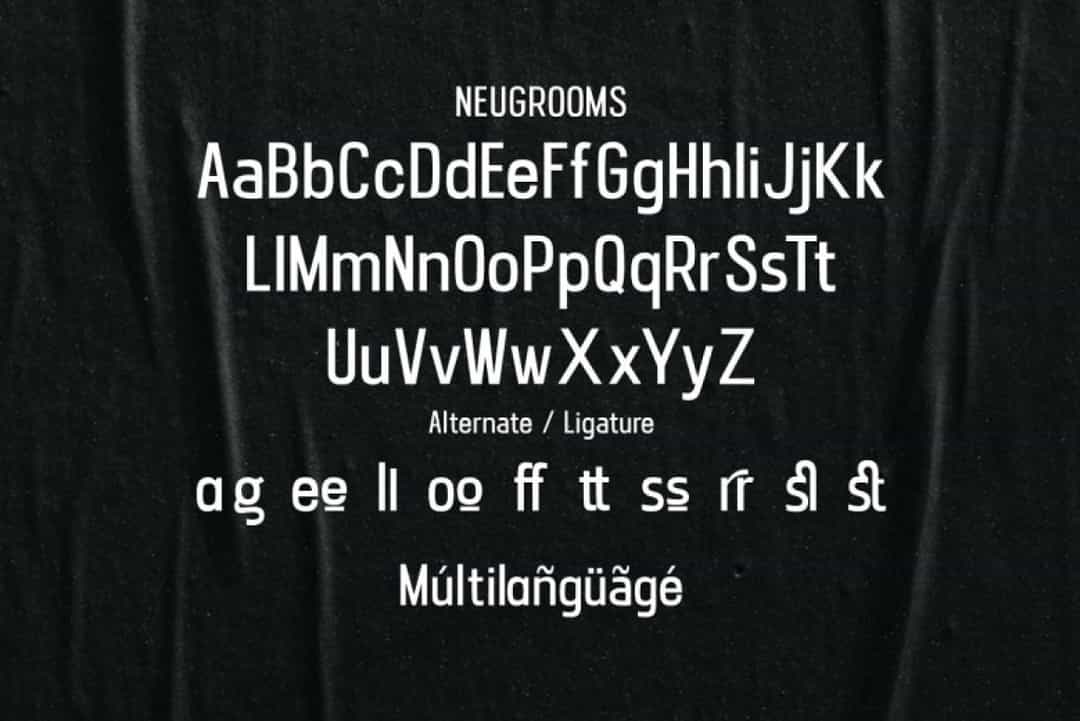 Neugrooms Font Image 2