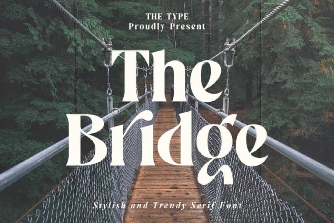 The Bridge Font Image 1