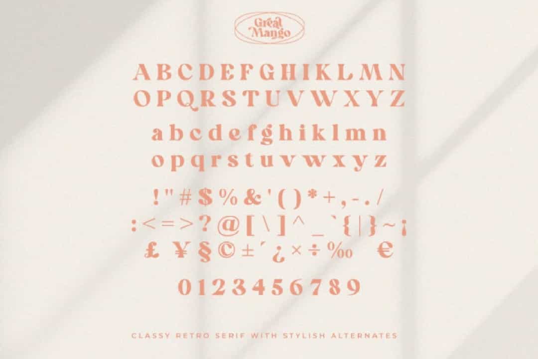 Great Mango Font Image 3