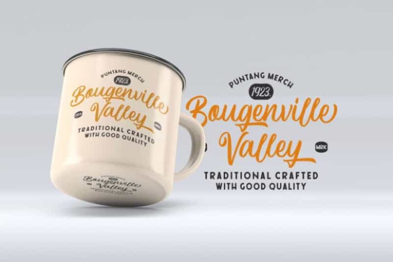 Courtland Handdrawn Font Image 2