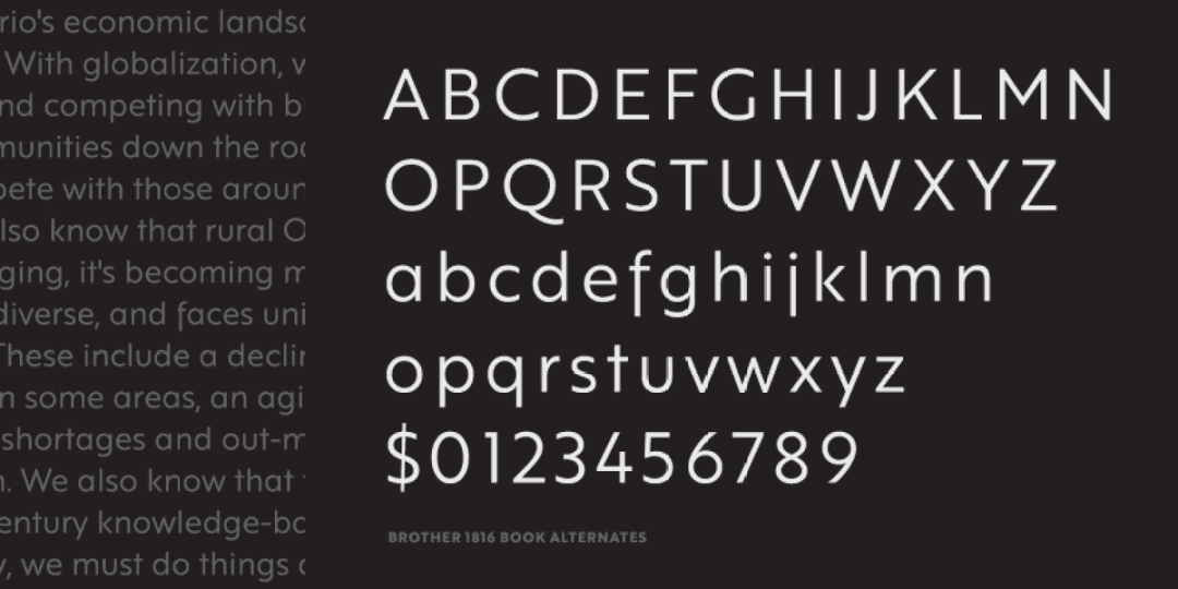 Brother 1816 Font Image 3