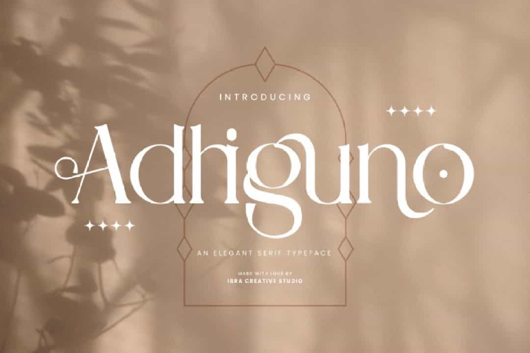 Adhiguno Font Image 1