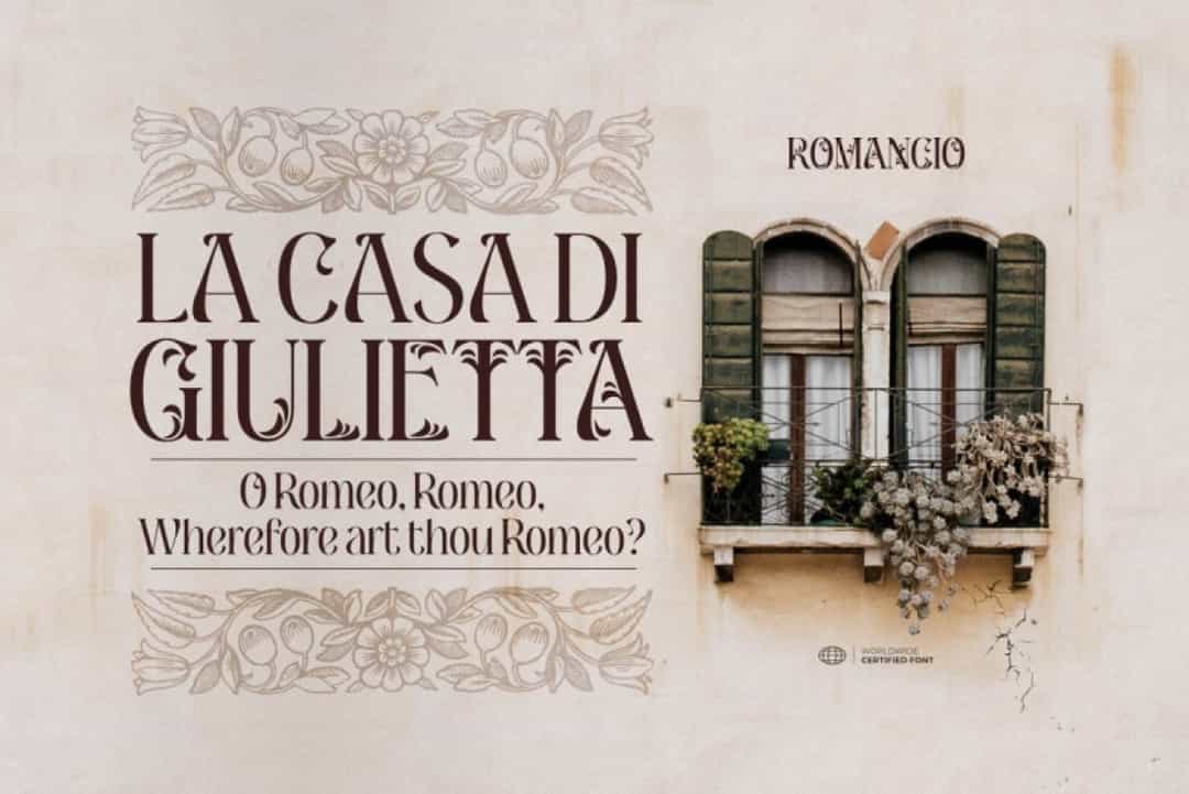 Romancio Font Image 2