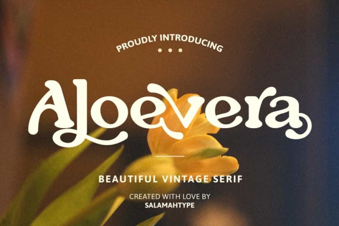 Aloevera Font Image 1