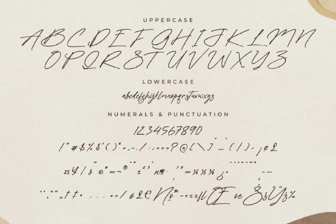 Melodies Constellation Font Image 3