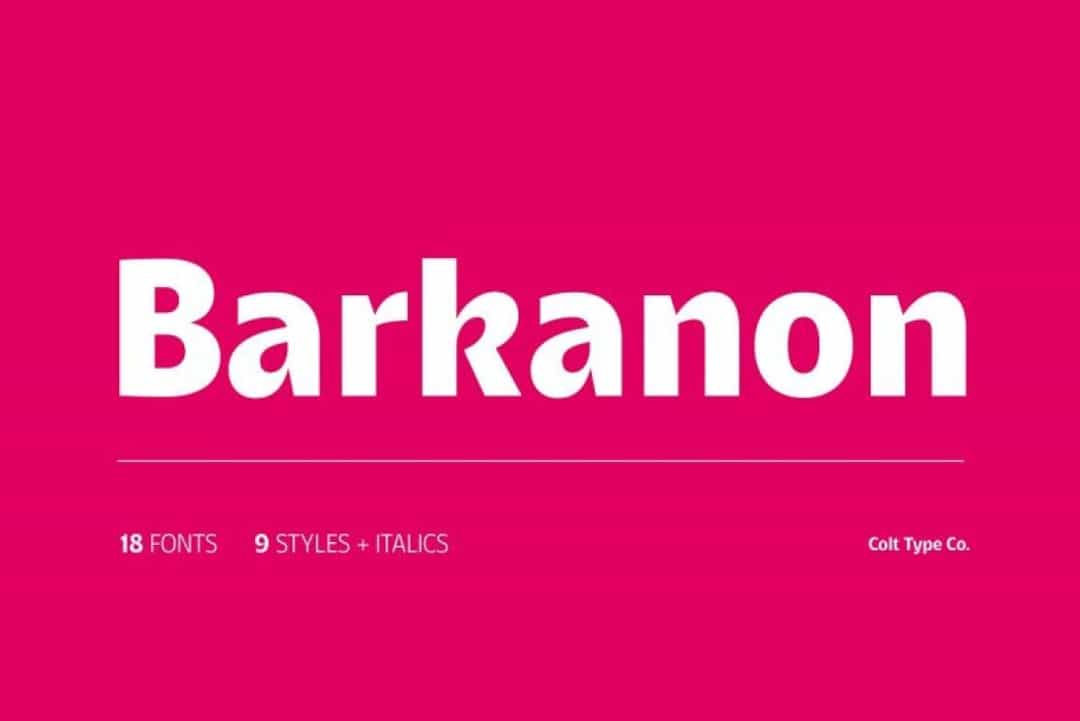 Barkanon Font Image 1