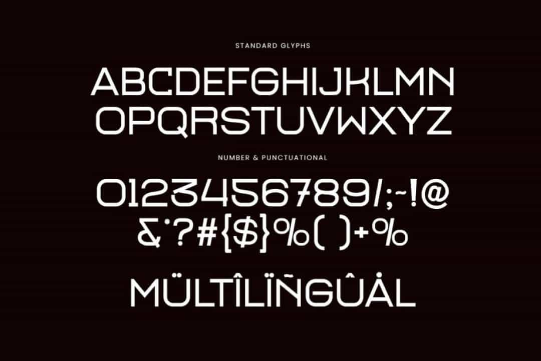 Cosed Font Image 3