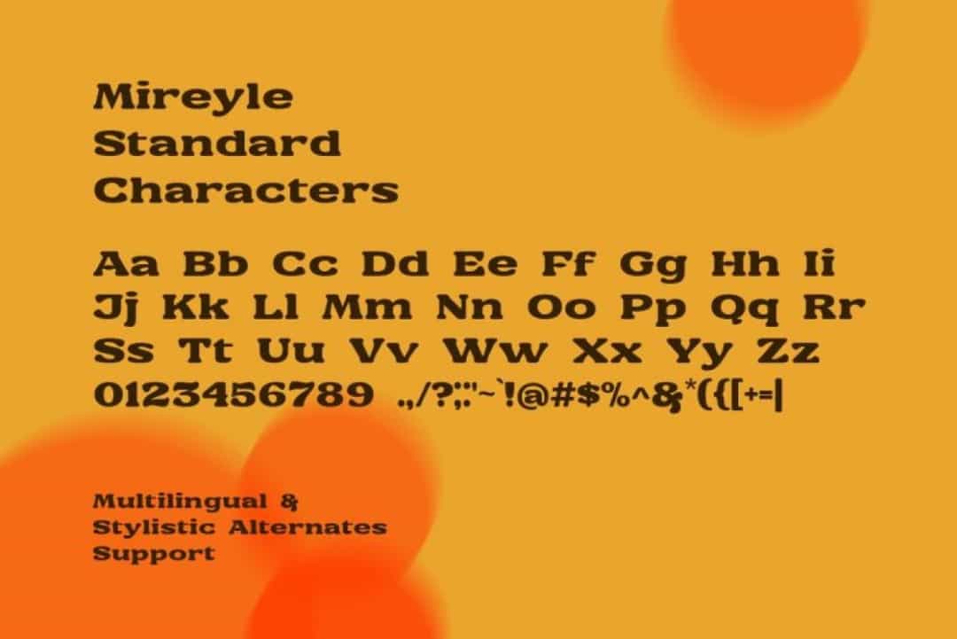 Mireyle Font Image 3