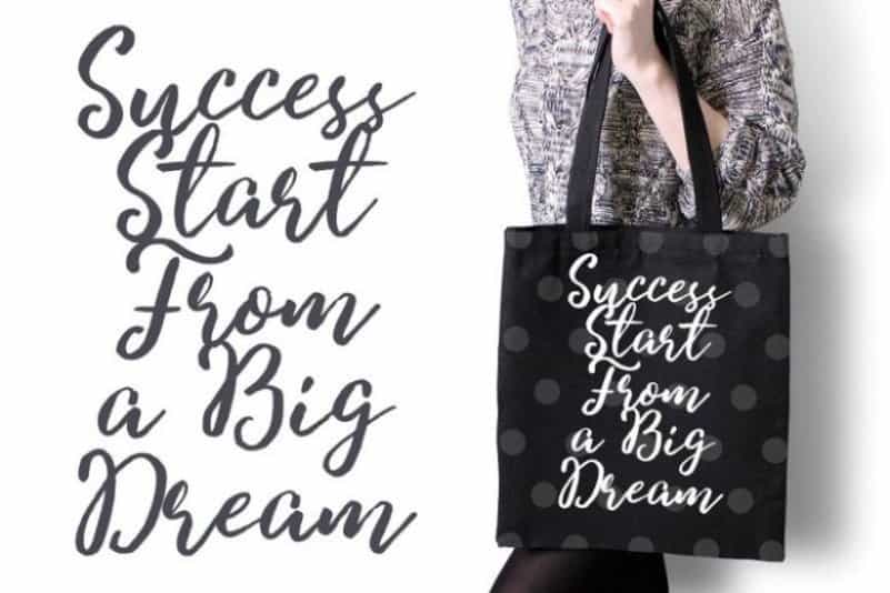 Charitta Organic Script Font Image 3