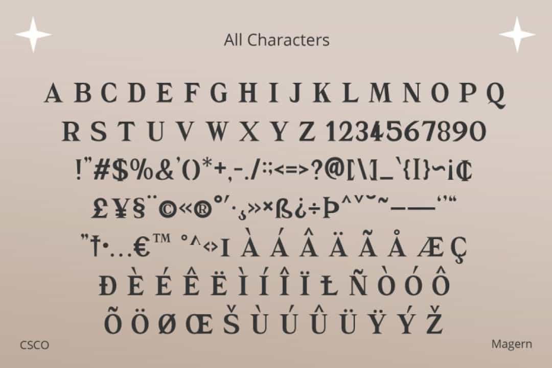 Magern Font Image 3